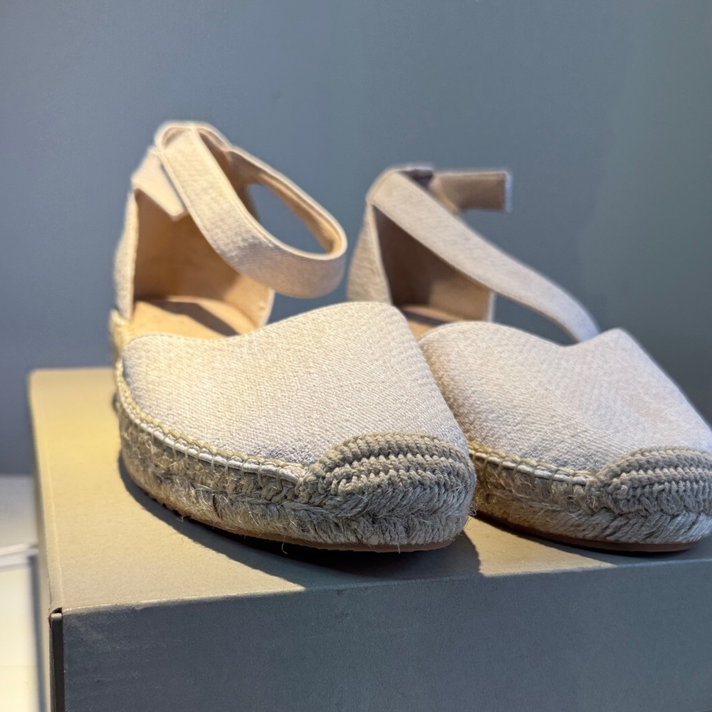 SOUL Naturalizer Wren Espadrille Flats in Light Sand Beige - Picture 4 of 8